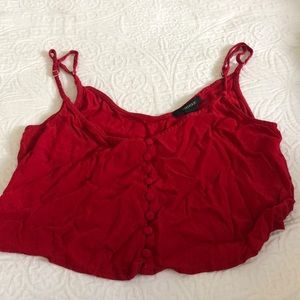 Red crop top!
